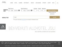 Tablet Screenshot of hoteljoli.sm